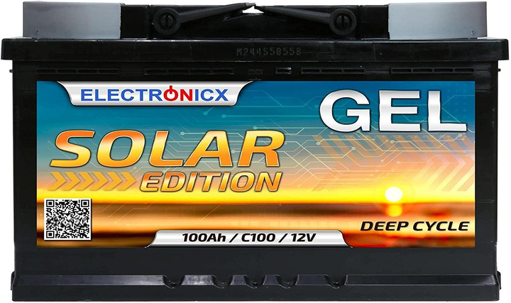 Гелевый аккумулятор 12v 100Ah GEL Electronicx Solar Edition - изображение 1