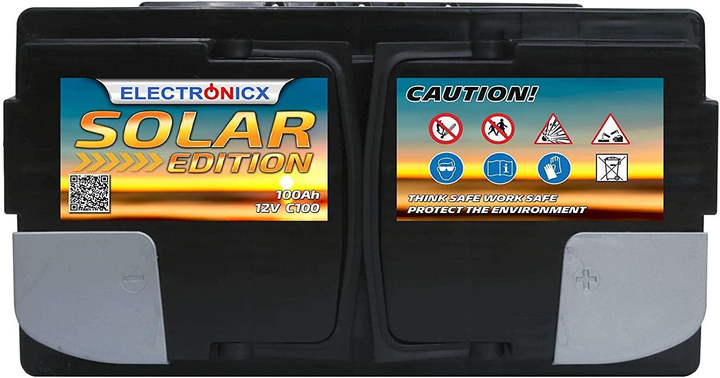 Гелевый аккумулятор 12v 100Ah GEL Electronicx Solar Edition - изображение 2