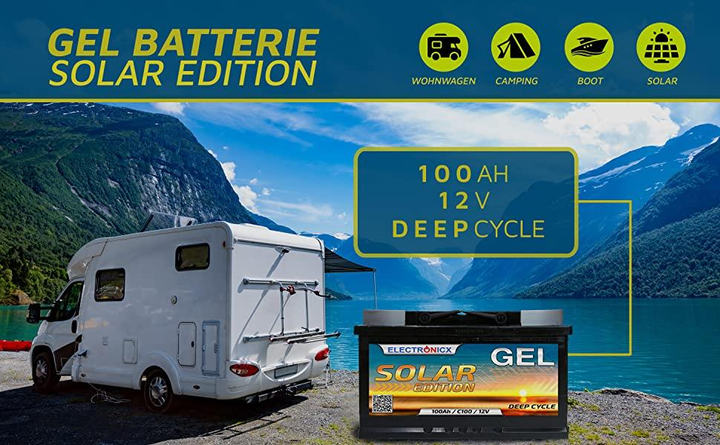 Гелевый аккумулятор 12v 100Ah GEL Electronicx Solar Edition - изображение 3
