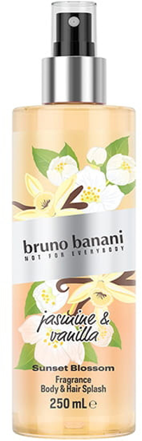 Mgiełka do ciała i włosów Bruno Banani Sunset Blossom Jasmine and Vanilla 250 ml (3616304077364) - obraz 1