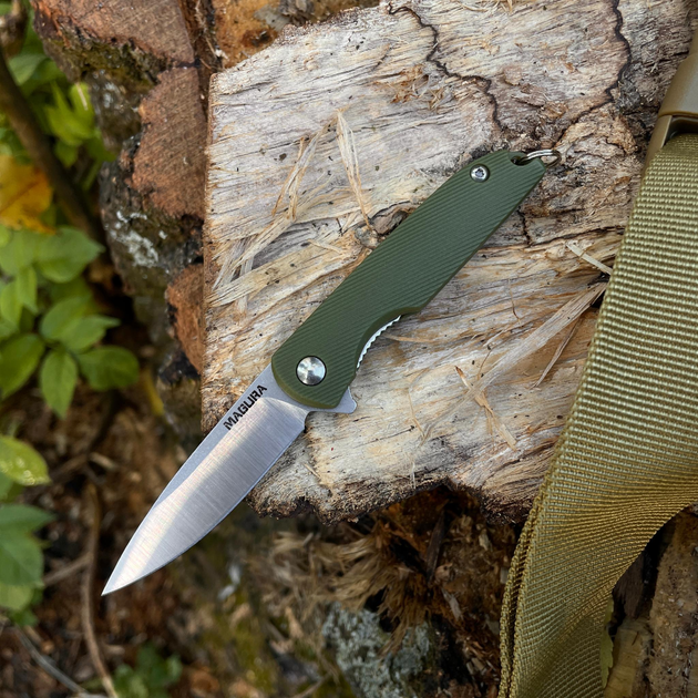 Ніж Складний Брелок Magura J160 Dark Green - зображення 1