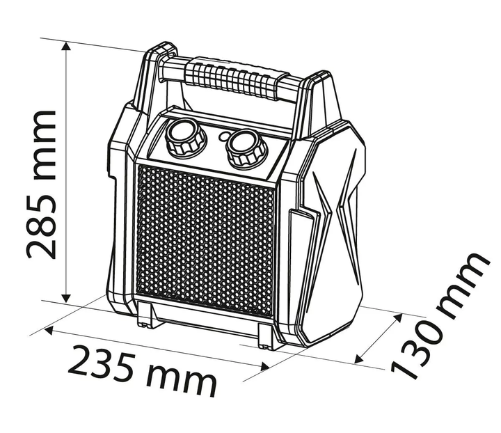 Nagrzewnica elektryczna NEO Tools ceramiczna PTC 3 kW 90-061 (5907558447484) - obraz 9