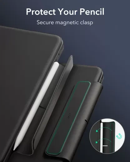 Чехол-клавиатура ESR Rebound Magnetic Keyboard Case 360 US Layout-Black для iPad Pro 11” M5 | M4 (2025 | 2024) (6B0220101) - изображение 9