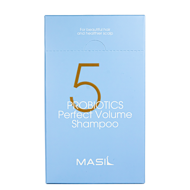 Безсульфатний шампунь для об'єму волосся з пробіотиками в стиках Masil 5 Probiotics Perfect Volume Shampoo 8 мл 1 стік - зображення 4