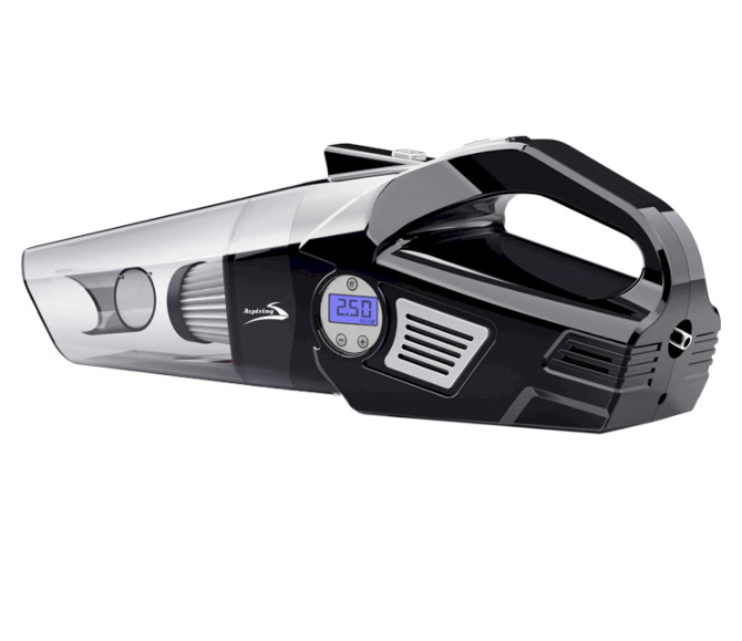 Автомобільний пилосос компресор Aspiring Windstorm 2 with inflator 2 in 1 100W 5500Pa Black (WIN3090W) - зображення 2