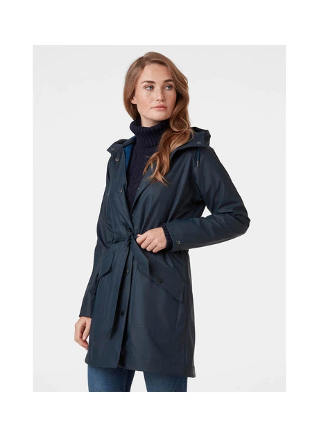 Куртка женская Helly Hansen Kirkwall Ii Raincoat XS Темно-синій 53252-598 - Фото 3 Куртка женская Helly Hansen Kirkwall Ii Raincoat XS Темно-синій 53252-598 - изображение 3