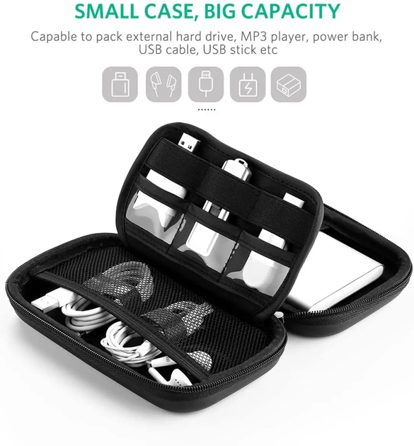 Органайзер для HDD UGREEN LP128 Hard Disk Case Small Size(UGR-40707) (UGR-40707) - Фото 2 Органайзер для HDD UGREEN LP128 Hard Disk Case Small Size(UGR-40707) (UGR-40707) - зображення 2