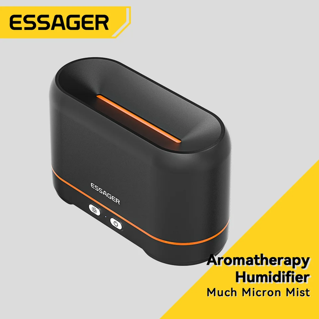 Зволожувач повітря ESSAGER Flame Aromatherapy Humidifier Black (EJSQ-HY01) - Фото 3 Зволожувач повітря ESSAGER Flame Aromatherapy Humidifier Black (EJSQ-HY01) - изображение 3