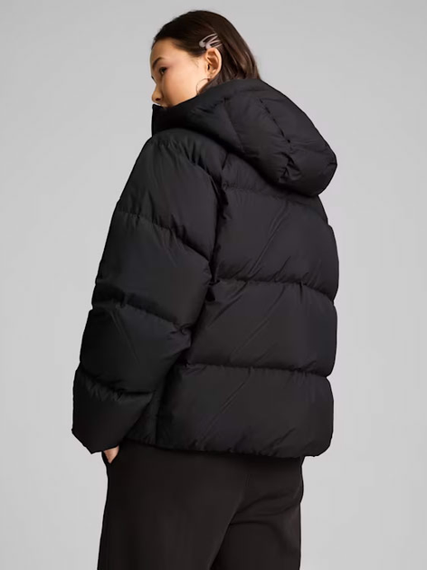 Пуховик зимний короткий женский Puma Down Puffer Jacket 62648701 XL Черный (4067981249923) 