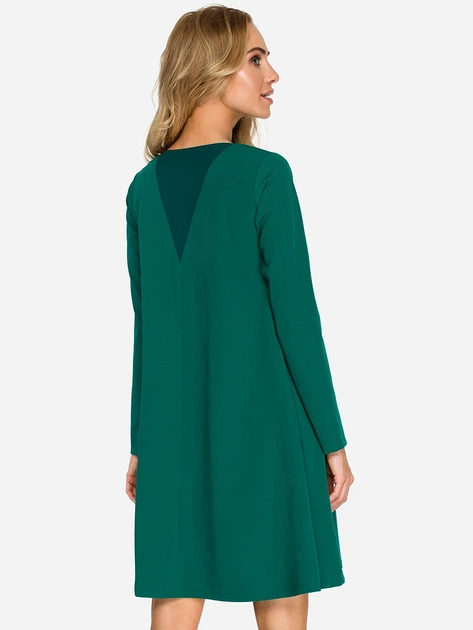 Sukienka tunika damska elegancka Stylove S137 86487 L Zielona (5903068426841) - obraz 2