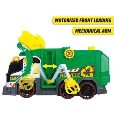 Спецтехника Dickie Toys Мусоровоз с контейнером, со звук. и светл. эффектами, 41 см (3307001) - изображение 5