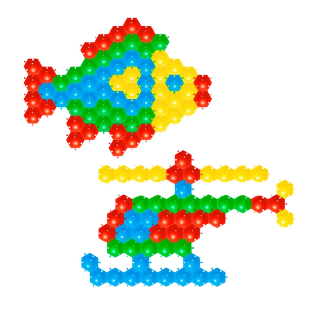 Zestaw zabawkowy Tehnok Puzzle Mosaic 160 szt (3626) (4823037603626) - obraz 4