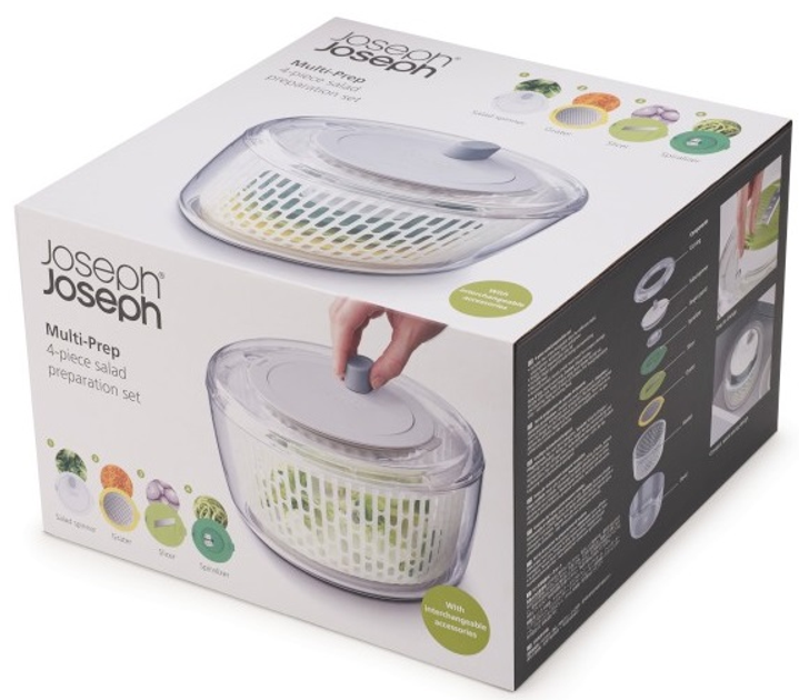 Набір для приготування салату Joseph Joseph Multi-Prep 4 елемента (5028420002850) - зображення 14