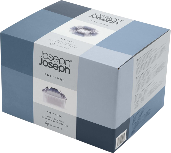 Набір контейнерів Joseph Joseph Nest Lock Sky 5 шт (5028420000139) - зображення 4