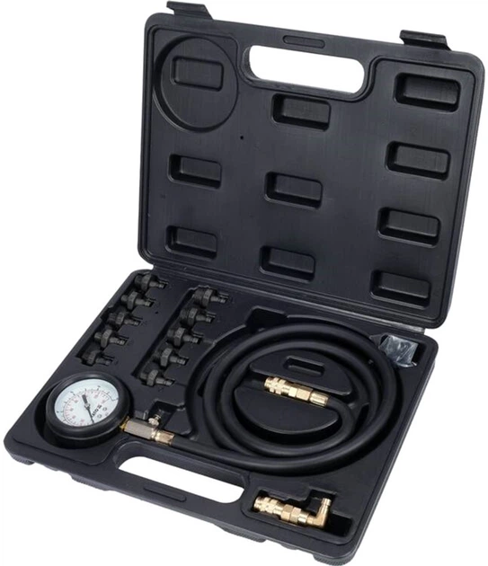 Miernik ciśnienia oleju YATO tester 0-140 psi 12 szt (YT-73031) (5906083097683) - obraz 2