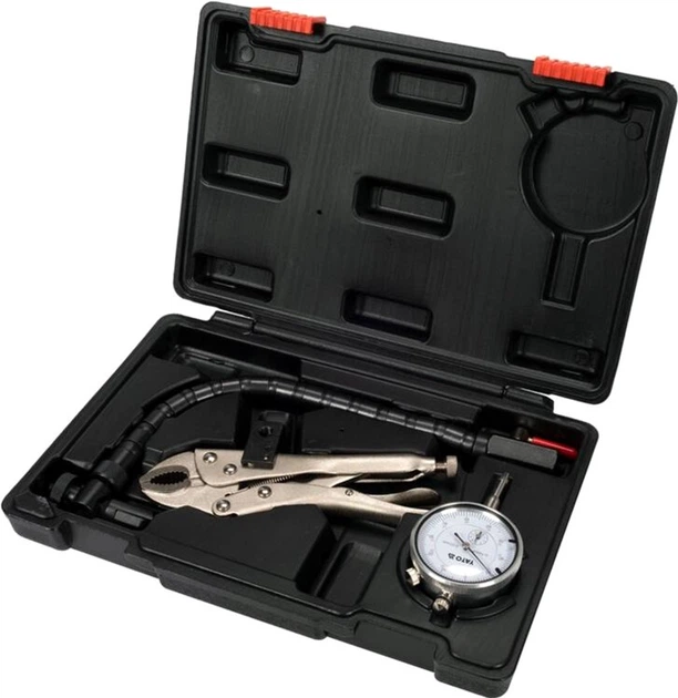 Tester bicia tarcz hamulcowych YATO do 10 mm, dokładność 0.01 mm, 3 el (YT-72970) - obraz 2