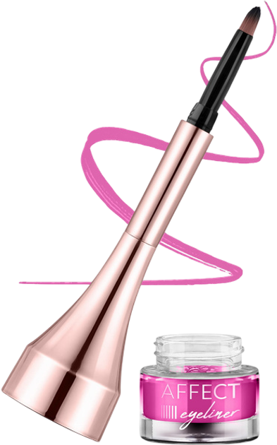 Підводка для очей Affect Simple Lines Hot Pink у гелі 2.9 г (5906118462134) - зображення 3