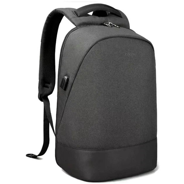 Рюкзак міський антизлодій Tigernu T-B3595 для ноутбука 15.6" з USB об'єм 20л. Темно-сірий (TGN-T-B3595-1780) - зображення 9