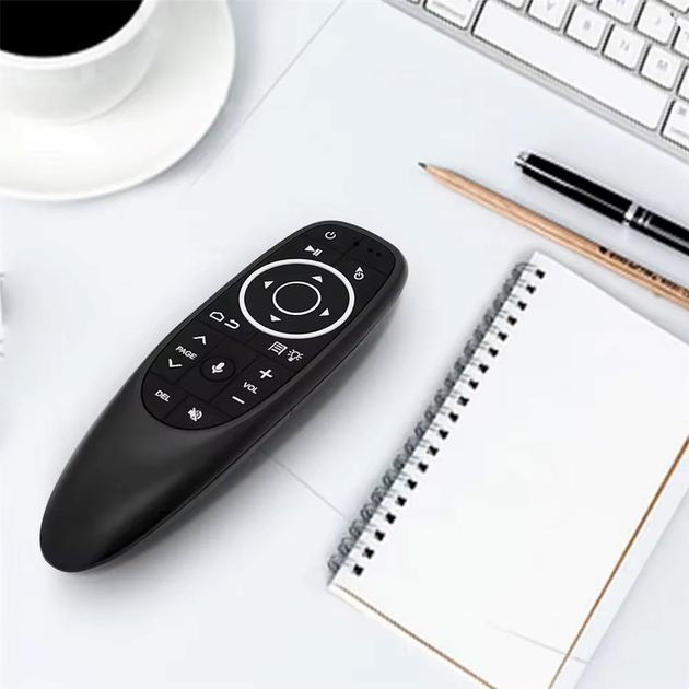 Пульт аеромишка Air Mouse G10S Pro з мікрофоном та гіроскопом, з підсвіткою кнопок, для Android медіаплеєра, ТВ приставки (G10S Pro) - зображення 5