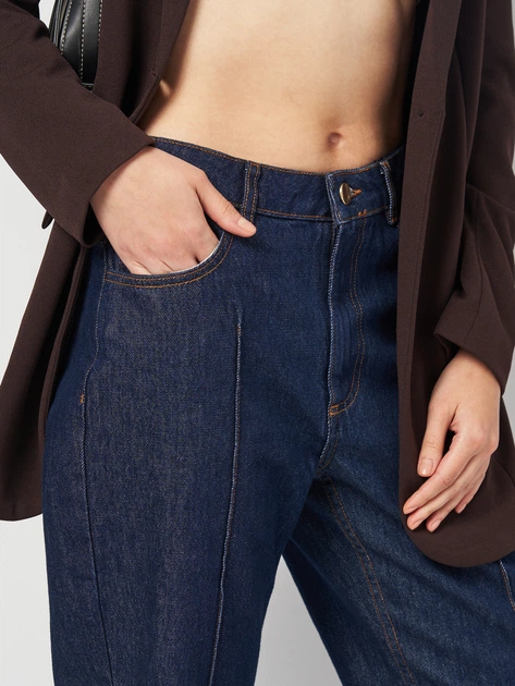 Джинсы женские Zara 4406/165 42 Темно-синие (04406165407429