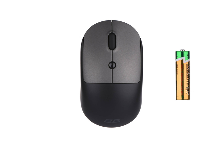 Мышь беспроводная 2E MF218 Silent WL BT черно-серая ТМ - изображение 2