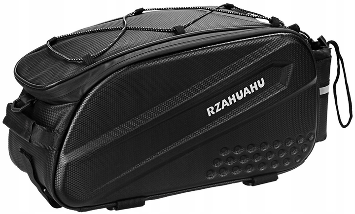 Велосумка Rzahuahu WYA36Y7S на багажник 10 л Black (5907769360831) - зображення 1