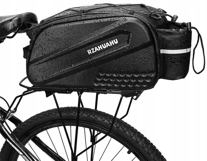 Велосумка Rzahuahu WYA36Y7S на багажник 10 л Black (5907769360831) - зображення 2