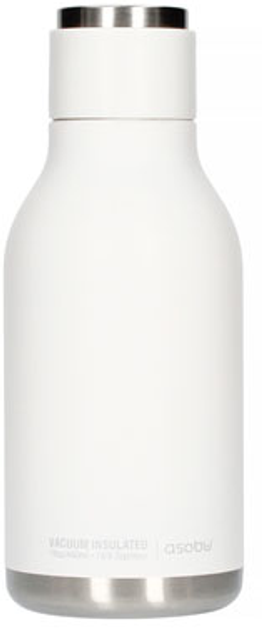 Butelka termiczna Asobu Urban Water Bottle biała 460 ml (842591028892) - obraz 1