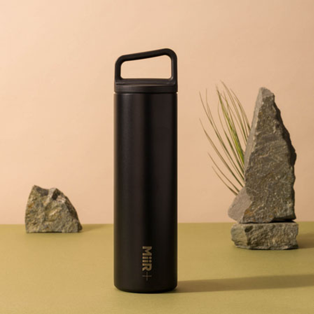 Термопляшка MiiR Climate+ Wide Mouth Bottle чорна 590 мл (840150801610) - зображення 3
