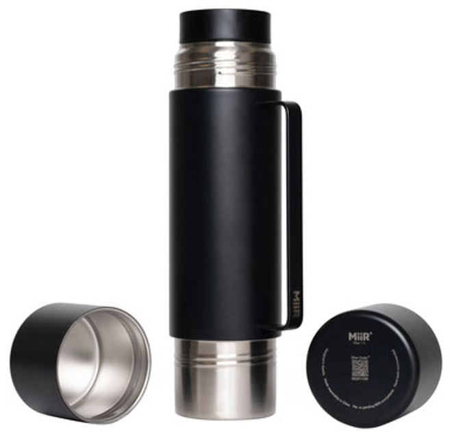 Термопляшка MiiR 360 Traveler чорна 1 л (840150801160) - зображення 6