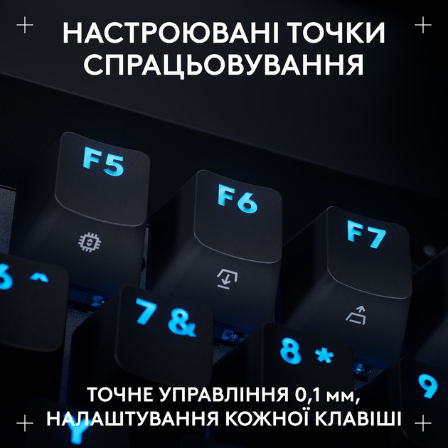 Клавиатура Logitech G PRO X TKL RAPID Black (920-013233) - изображение 4