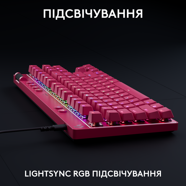 Клавиатура проводная Logitech G PRO X TKL RAPID Wired Gaming