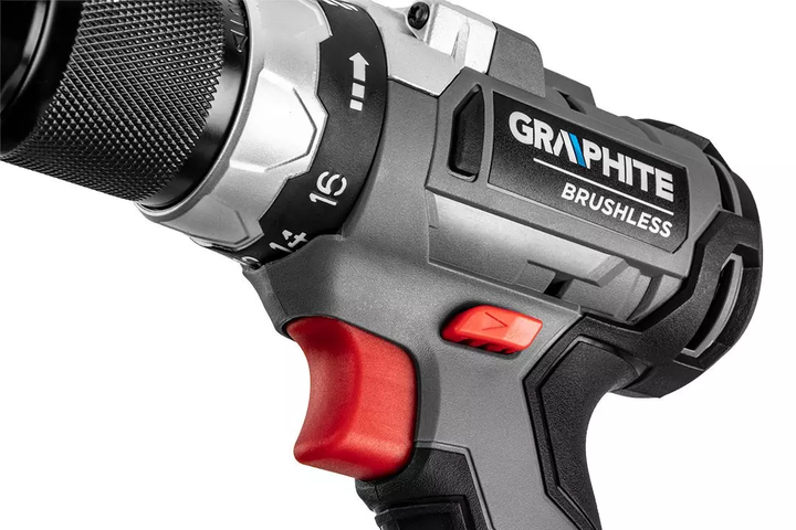 Акумуляторний дриль-шурупокрут Graphite 13 мм Energy+ 18V 58G019 без акумулятора та зарядного пристрою (5902062045942) - зображення 3