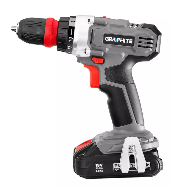 Akumulatorowa wiertarko-wkrętarka Graphite 10 mm Energy+ 18V 58G022-AD bez akumulatora i ładowarki (5902062065339) - obraz 5