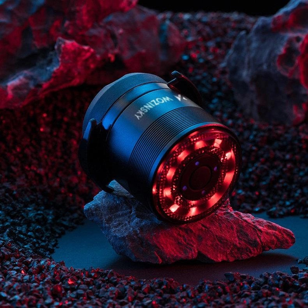 Велосипедний ліхтар задній Wozinsky LED USB-C WRBLB2 Чорний (5907769306655) - зображення 14