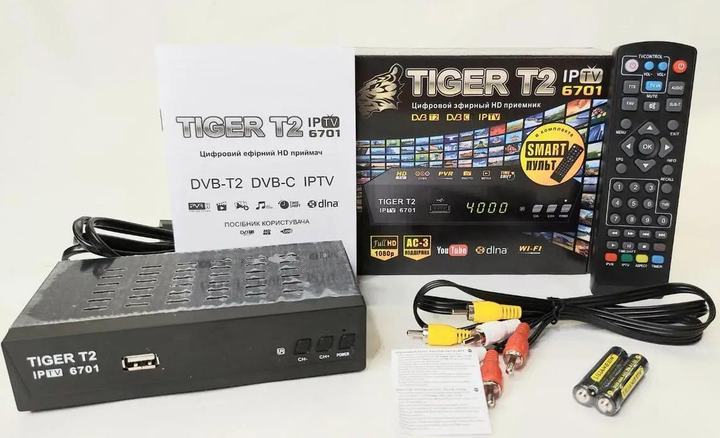 Тюнер DVB T2 Tiger T2 IPTV – фото, отзывы, характеристики в интернет ...