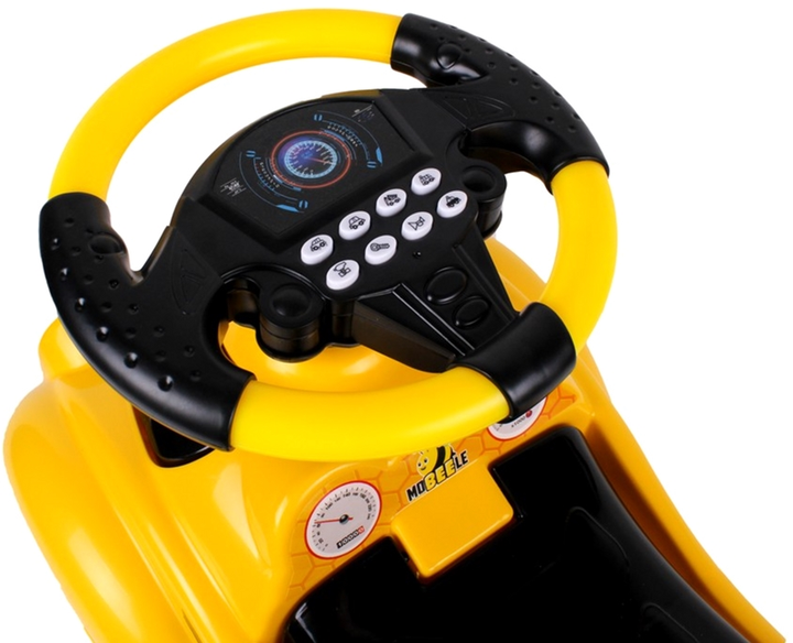 Jeździk Technok Auto na spacery Żółto-czarny (4823037606689) - obraz 4