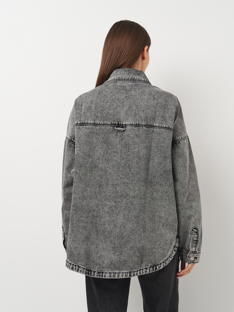 Рубашка джинсовая оверсайз женская Liana 217 4XL Серая (ROZ6501098392) 