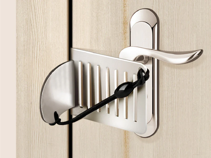 Портативний замок двері Door Lock Giz2 для студентів, подорожей, готелів, номери, гуртожитки, спальні. - зображення 3