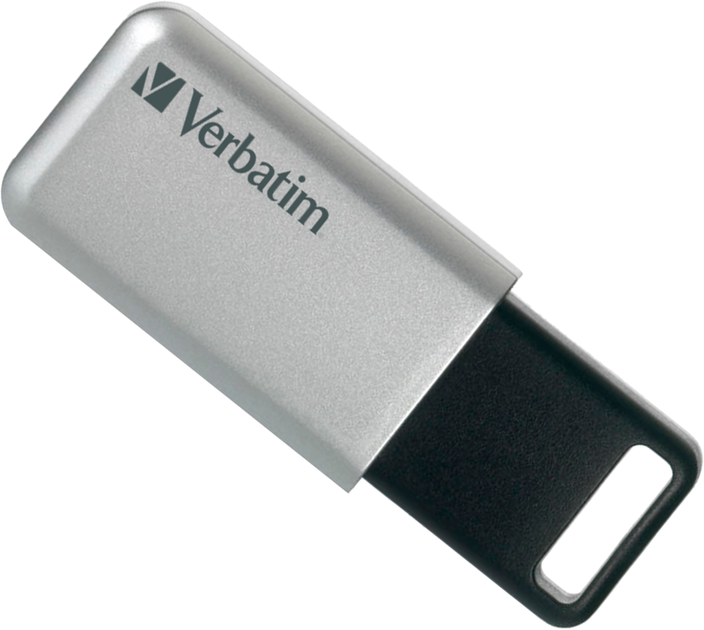 Флеш пам'ять USB Verbatim Secure Pro with 256 AES 16 ГБ USB 3.2 Gen 1 (23942986645) - зображення 1