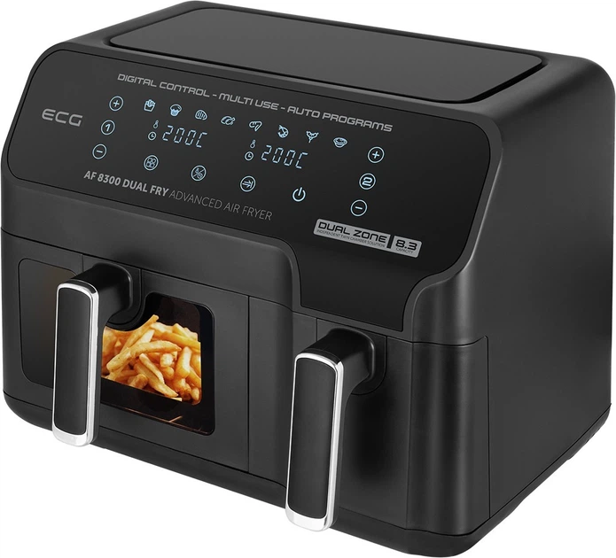 Мультипечь аэрогриль с двумя варочными камерами ECG AF 8300 Dual Fry - изображение 3