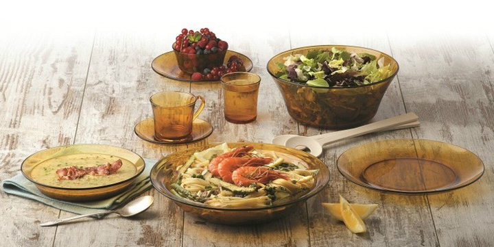 Салатник Duralex Lys Creole, 2200мл, 23см, стекло, прозрачный (2008CF06) 