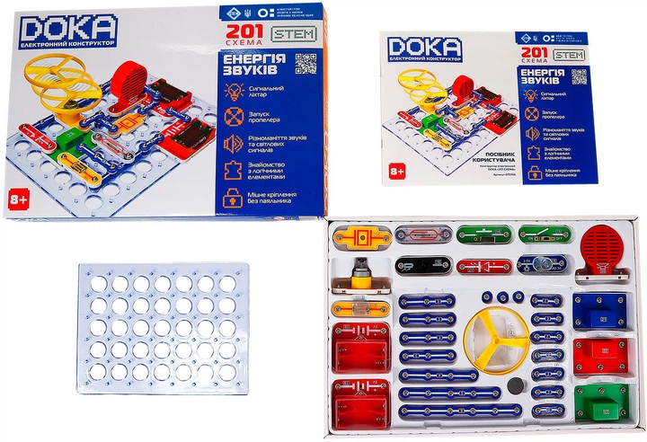 Конструктор электронный DOKA 201 схема (D70706) – игрушки с доставкой от ROZETKA