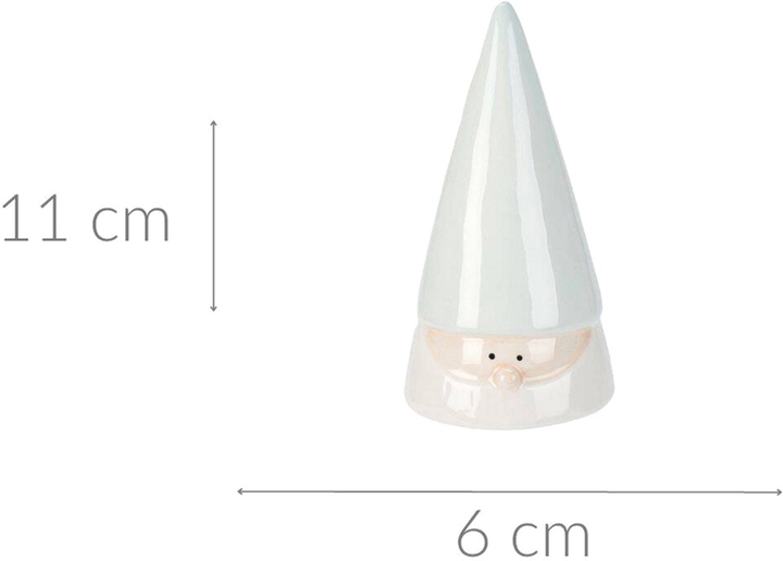 Dekoracja Home Styling Collection bożonarodzeniowa biała skrzat 11 cm (5902973436952) - obraz 5
