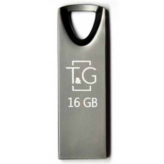 Флеш пам'ять 16GB T&G 117 Metal Black (TG117BK-16G) - Фото 1 Флеш пам'ять 16GB T&G 117 Metal Black (TG117BK-16G) - изображение 1