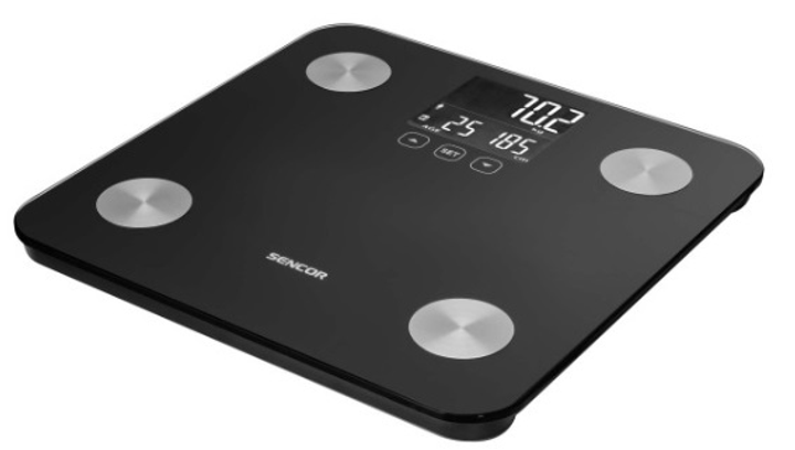 Ваги підлогові Sencor, 180 кг, AAAx3, скло, чорний (SBS6026BK) - изображение 3