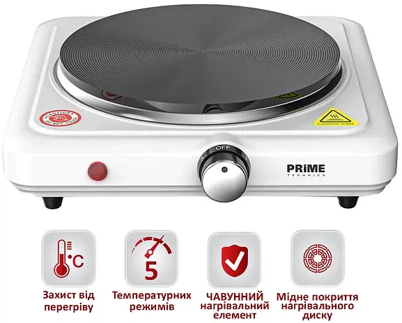 Плита настольная электрическая PRIME Technics PEC1518 - изображение 3