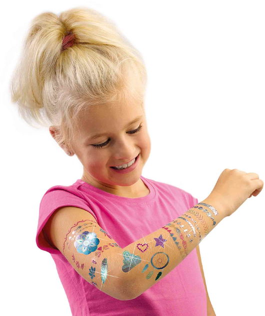 Zestaw błyszczących tatuaży SES 3 w 1 Glamour Tattoos (8710341141554) - obraz 5