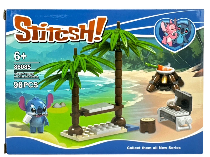 Детский игровой конструктор Стич (LILO STITCH) (98 деталей) 86085