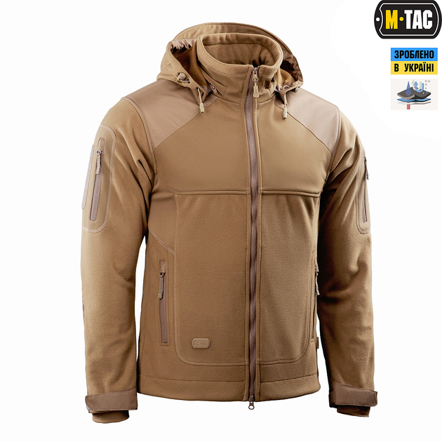 Куртка зимняя M-Tac Norman Windblock Fleece 2XL Coyote - изображение 2